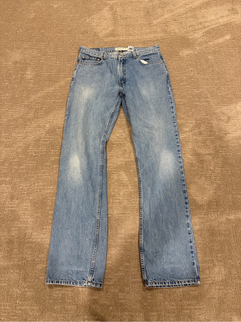 Levi & Strauss 505 Regular Fit Men's‎ Jeans 36x36 Blue Denim Vintage Tag